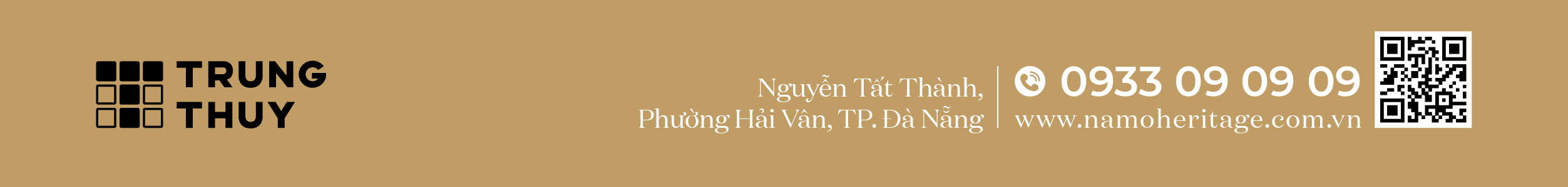 Chân trang dự án Nam Ô