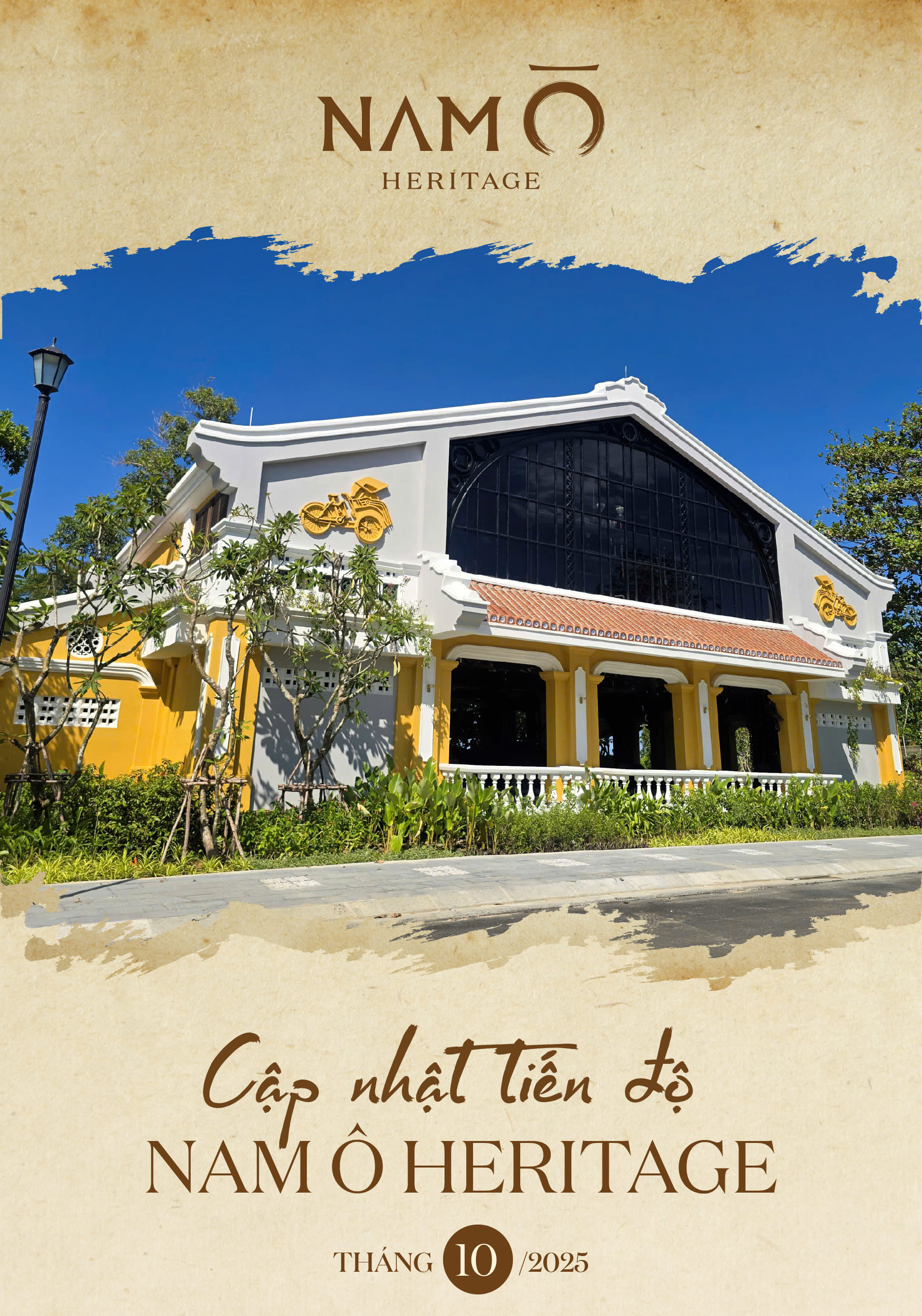 Tiêu đề dự án Nam Ô - Cập nhật tiến độ tháng 04-2025