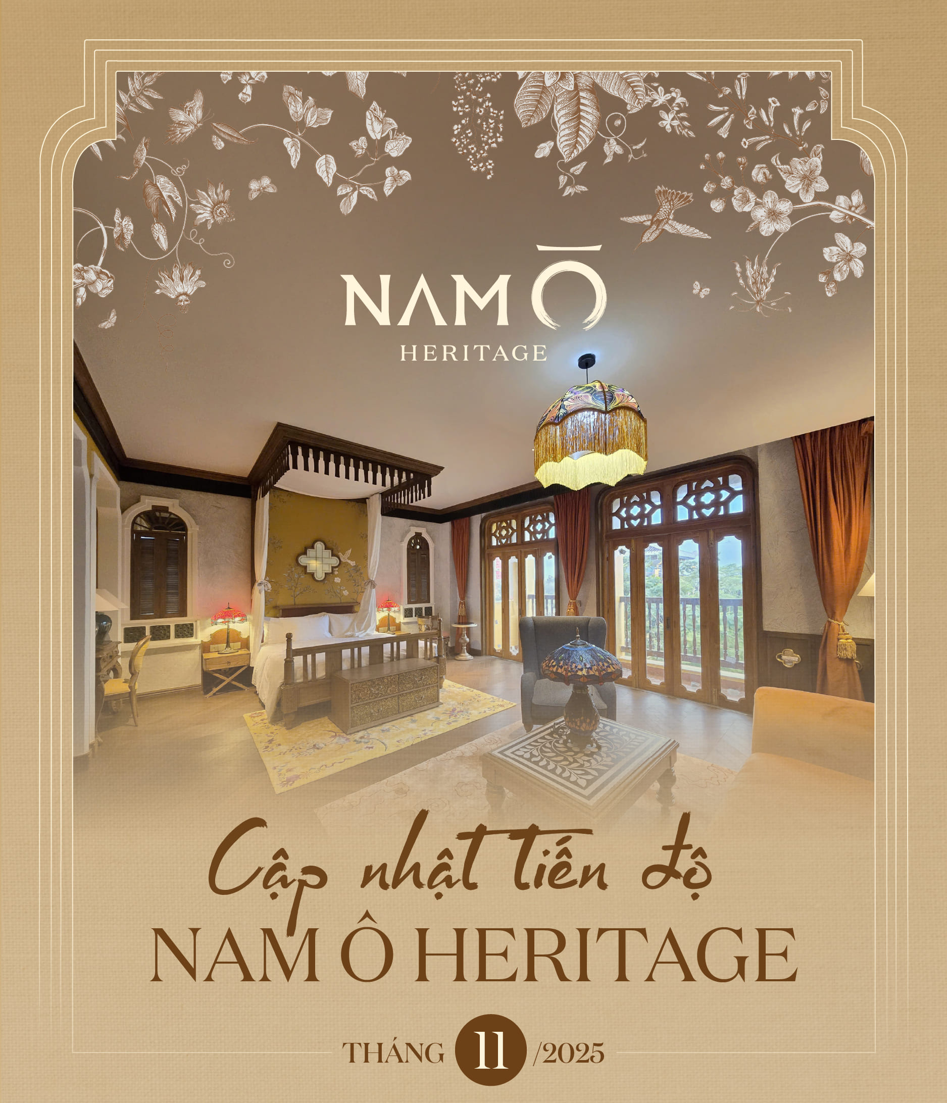 Tiêu đề dự án Nam Ô - Cập nhật tiến độ tháng 04-2025