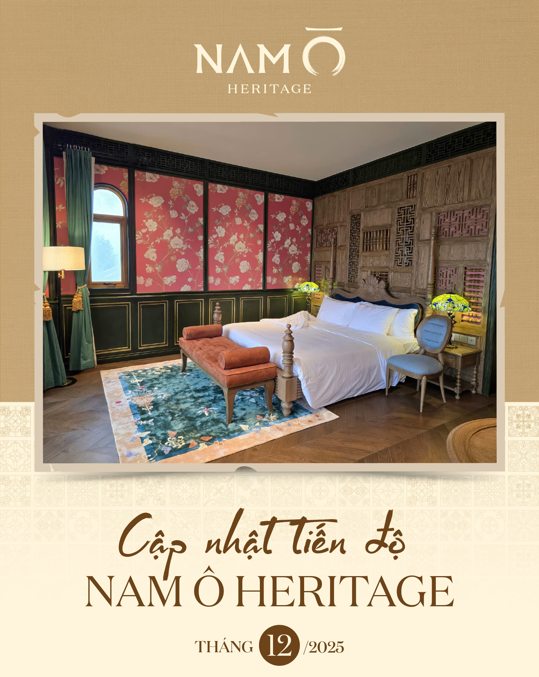 Tiêu đề dự án Nam Ô - Cập nhật tiến độ tháng 04-2025